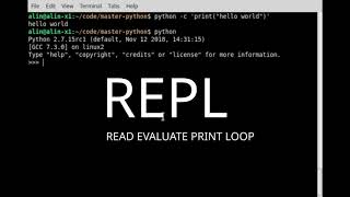 Python Tutorial: running the python interpreter