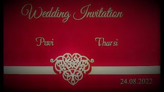 LIVE 🔴 PUVIRAJ \u0026  THARSIGA Wedding  Live Telecast    23.08.2022