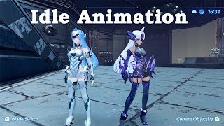 T-elos and PoppiBuster Idle Animation - Xenoblade Chronicles 2