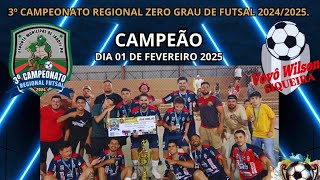 Final VW Siqueira x Campinhos - 3 Campeonato Regional de Futsal- Cobertura Paulão na Resenha