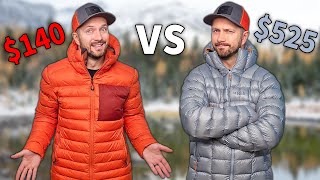 BUDGET VS EXPENSIVE DOWN JACKETS - Warm