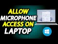 How To Allow Microphone Access On Laptop - How To Easily