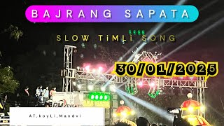 BAJRANG SAPATA slow Timli song 🎹🤩 AT, Koyli Mandvi 🤩😍 30/01/2025