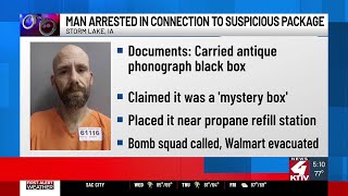Officials release details about suspicious package left at Storm Lake Walmart, suspect identified