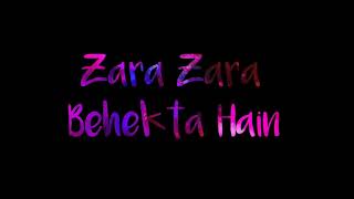 Zara Zara Behekta hai | status | top👌👌