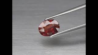 1.59ct 8x6mm Owalny pomarańczowo różowy Szafir Nieogrzewany Mozambik