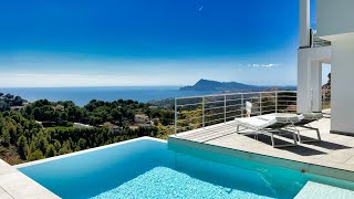 Modern villa with stunning sea views in Altea on the Costa Blanca, Spain