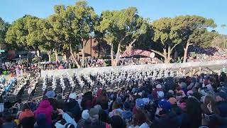 Jackson State University's Sonic Boom of the South perform at the 2025 Rose Parade