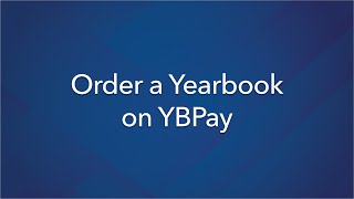 Order A Yearbook On Ybpay