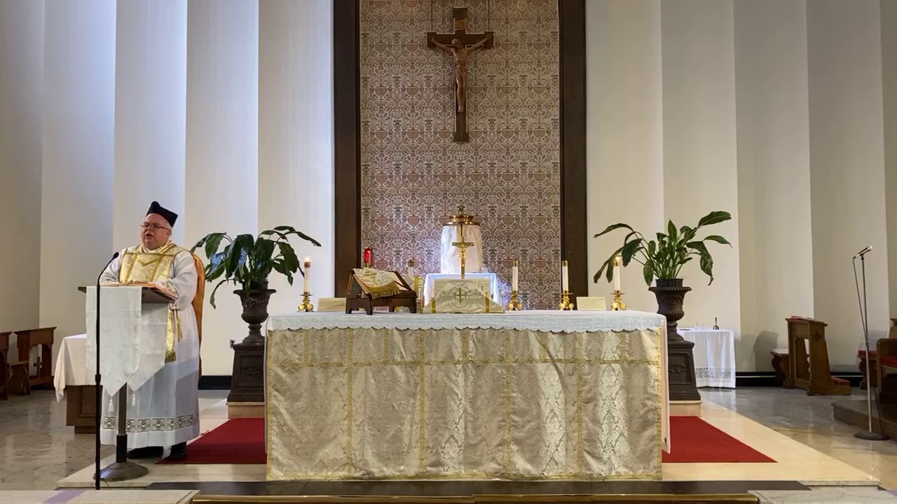 Latin Mass For The Feast Of The Most Holy Trinity - YouTube