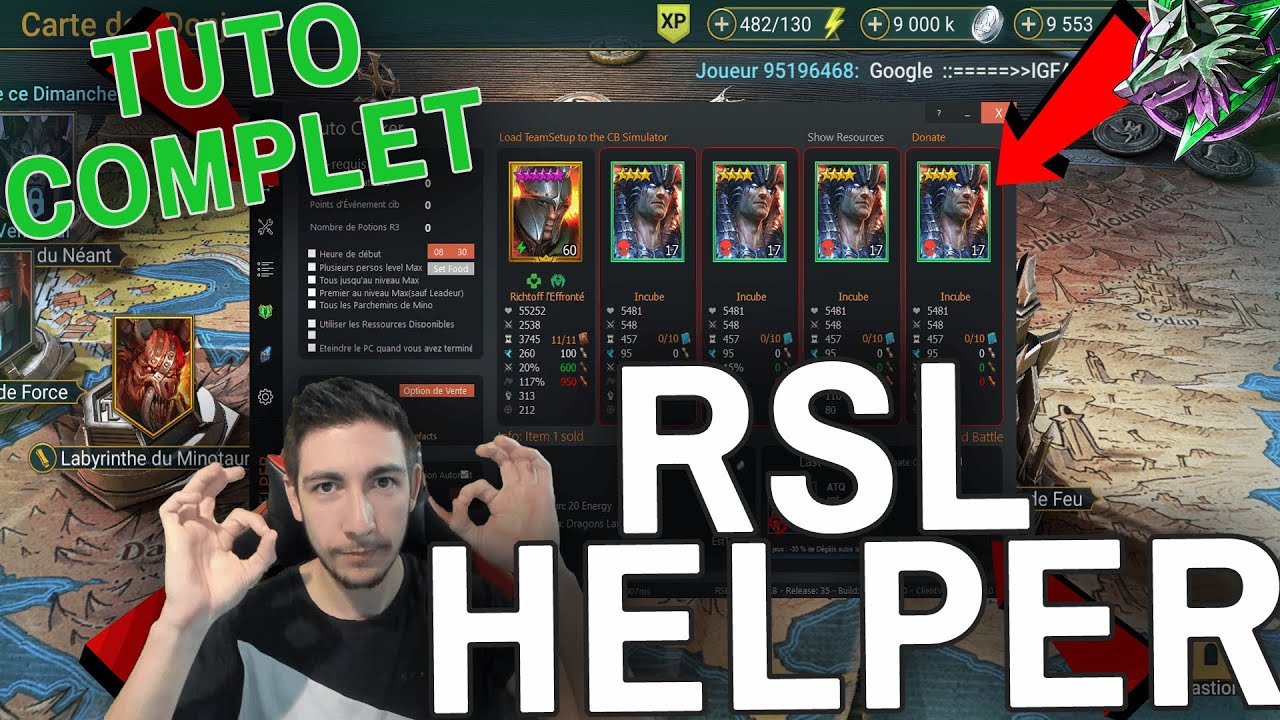 [TUTO] RSL HELPER - L'AUTOCLICK ULTIME ! [Raid Shadow Legends FR] - YouTube