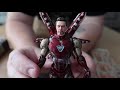 unbox bandai action figure iron man mk 85 with us