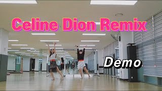 Celine  Dion Remix Linedance/ 데모영상/ Beginner/ Bambang/초급라인댄스/고잔동주민센터