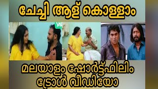 എന്റെ ചേച്ചീ സമ്മതിച്ചു എന്തൊരു അഭിനയം! Pani Pali Malayalam shortfilm troll video !