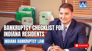 Bankruptcy Checklist for Indiana Residents