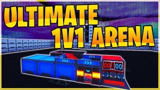 the ultimate fortnite 1v1 arena map with new interactive start timer map - fortnite 1vs1 maps
