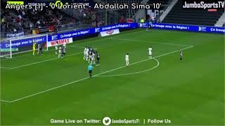 Abdallah Sima Goal Angers vs Lorient #anger #ligue1 #goals