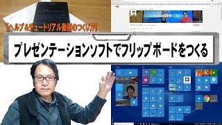 【ヘルプ＆チュートリアル動画のつくり方14】「プレゼンテーションソフトでフリップボードをつくる」