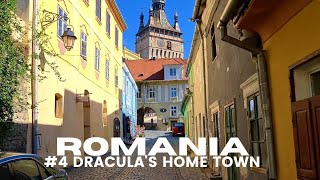 Sighisoara, Romania - Vlad the Impaler (DRACULA) was born in this medieval City | Walking in Romania