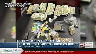 VIDEO: Report: Drugs, cash found during Williamsburg Co. traffic stop