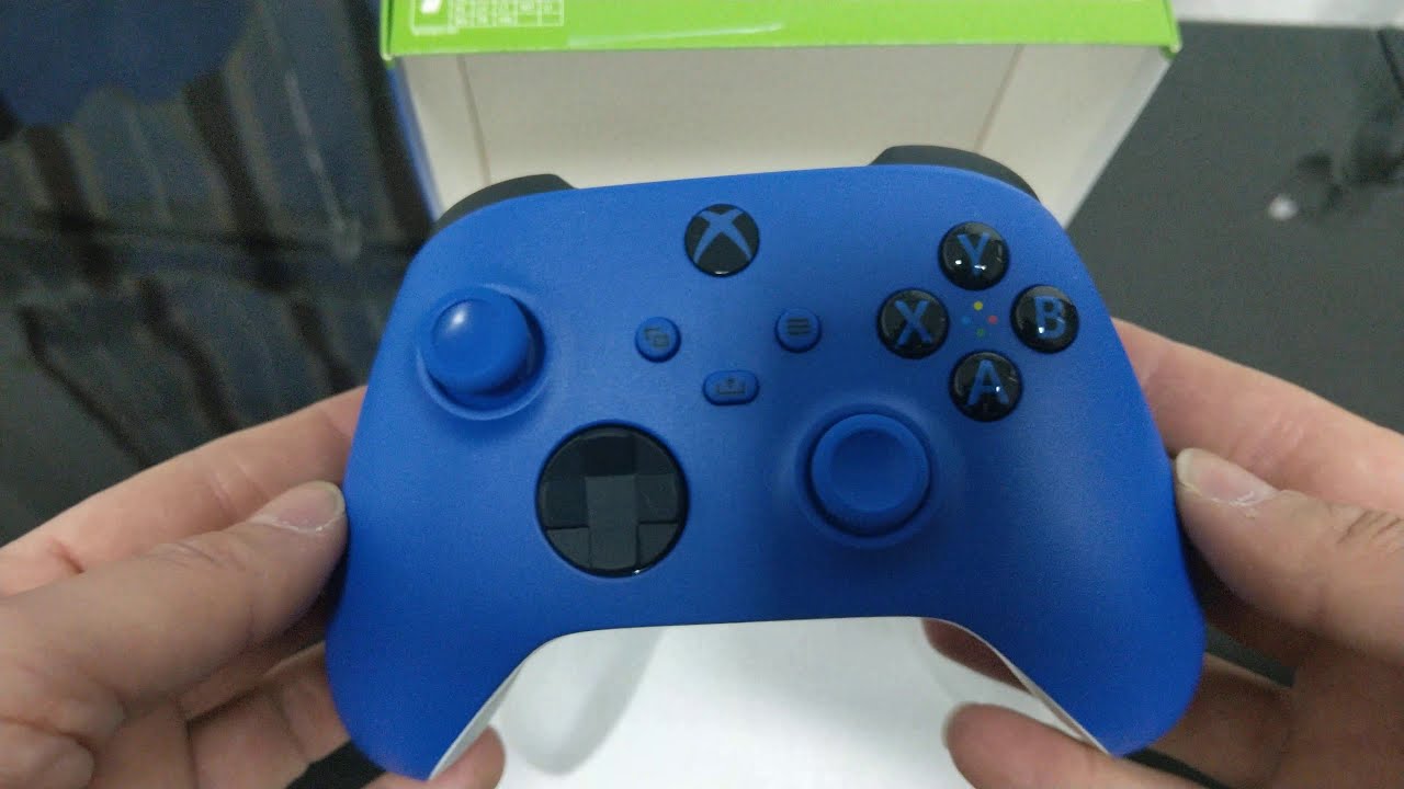 XboX Shock Blue Controller - XboX Shock Blue Wireless Controller - XboX ...