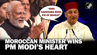 Moroccan Minister begins his speech with ‘Shri Narendra Modi’, wins heart of ‘PM of Bharat’