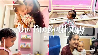 Ahi PreBirthday Preparations Vlog | 1st Birthday Celebrations | Australia | Melbourne| Family vibe