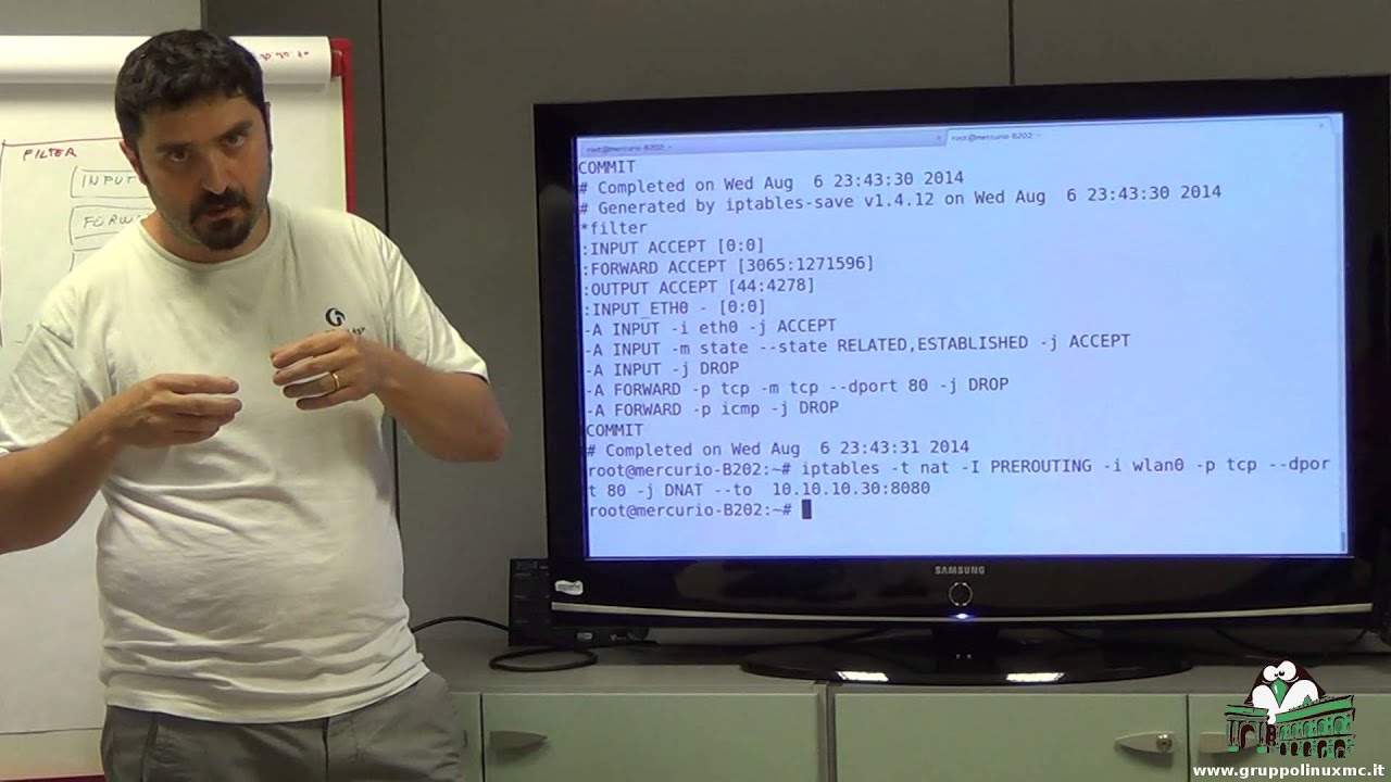 Firewall Su Linux Iptables Youtube