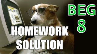|Homework 8| Beginner C++ Game Programming