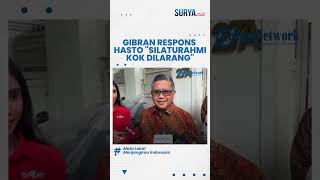 KATA Gibran soal Hasto Beri Syarat ke Jokowi Jika Ingin Bertemu Megawati: Silaturahmi Kok Dilarang!