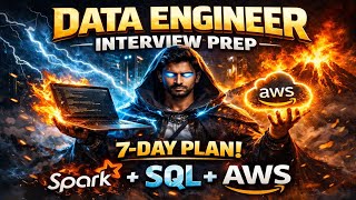 Data Engineer Interview Prep: 7-Day Plan (Spark + SQL + AWS)