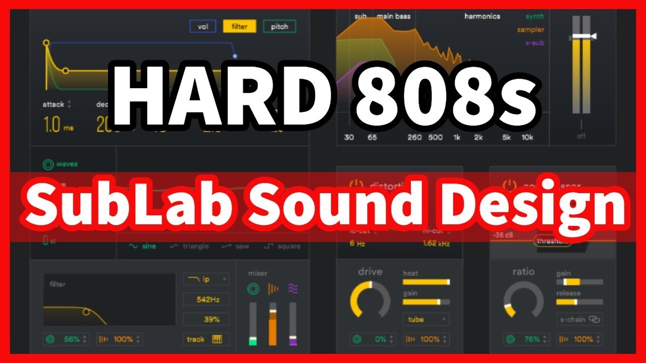 Best Modern 808 Plugin Making Hard 808s 808 Trap Plugin Sublab
