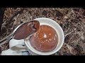 salted caramel hot chocolate bomb made with belgian chocolate and marshmallows taste test review