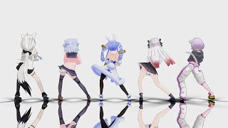 【MMDホロライブ】Hololive members dances like Houshou Marine #3 (FT: Tamaki)