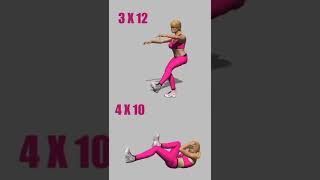ABS and butt workout for women