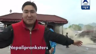 Nepal earthquake caught in Nepali pranksters' camera I went to shoot a YouTube video