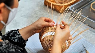 [Handicraft Ideas] Rattan Craft: Making a Rattan Lamp