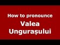 How to pronounce Valea Ungurașului (Romanian/Romania) - PronounceNames.com