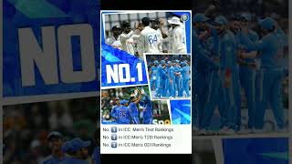 Team India No 1 // ICC Test Ranking // ICC ODI Ranking // ICC T20 Ranking
