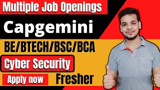 Capgemini Mega Hiring Drive | 2021 | 2022 Batch Hiring | Latest Off Campus Job | Any Graduate