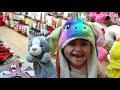 SQUISHY LAND 10 - SHOPPING BUNNY HAT & LOL SURPRISE STUFF | June'19 #nuriaandmom