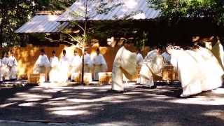 伊勢　内宮の新嘗祭　お供物のおはらい２　　Ｉｓｅ　ＪＡＰＡＮ