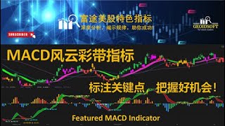 MACD风云彩带指标 Featured MACD Indicator【美股投资第10期】 05/05/2023 #美股 #投资 #富途 #Futu  #MACD #买卖点 #炒股方法 #特色指标