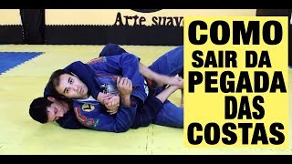 Jiu Jitsu   Saída da pegada das costas