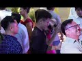 ចាក់dj សប្បាយខ្លាំងណាស់ រាំលេងក្នុងកម្មវិធី a group of people dancing and having fun together