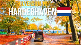 Driving in the Netherlands 🇳🇱 from Hilversum to Harderhaven in November 2023