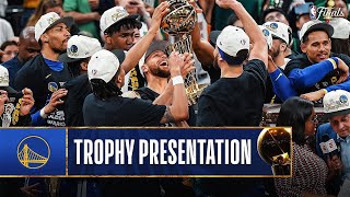 Golden State Warriors Larry O’Brien NBA Championship Trophy Presentation 🏆