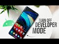 How to Turn Off Developer Mode on Android (tutorial)