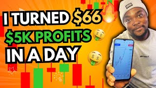 How I Flipped $66 to $5K in a Day (Forex Trading)