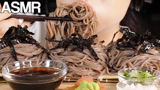 ASMR Buckwheat Noodles *Big Bites* Eating Sounds Mukbang 메밀국수 먹방